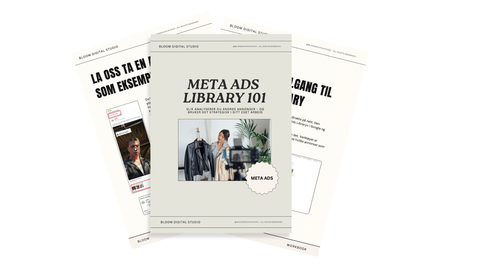 Forside av Meta Ads Library 101