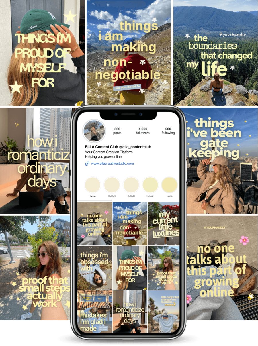 Eksempel på Instagram-profil for livsstilsmerke