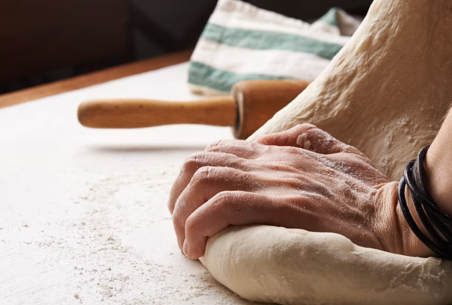 Bakeriinnhold på eksempelprofilen, deig til bakverk
