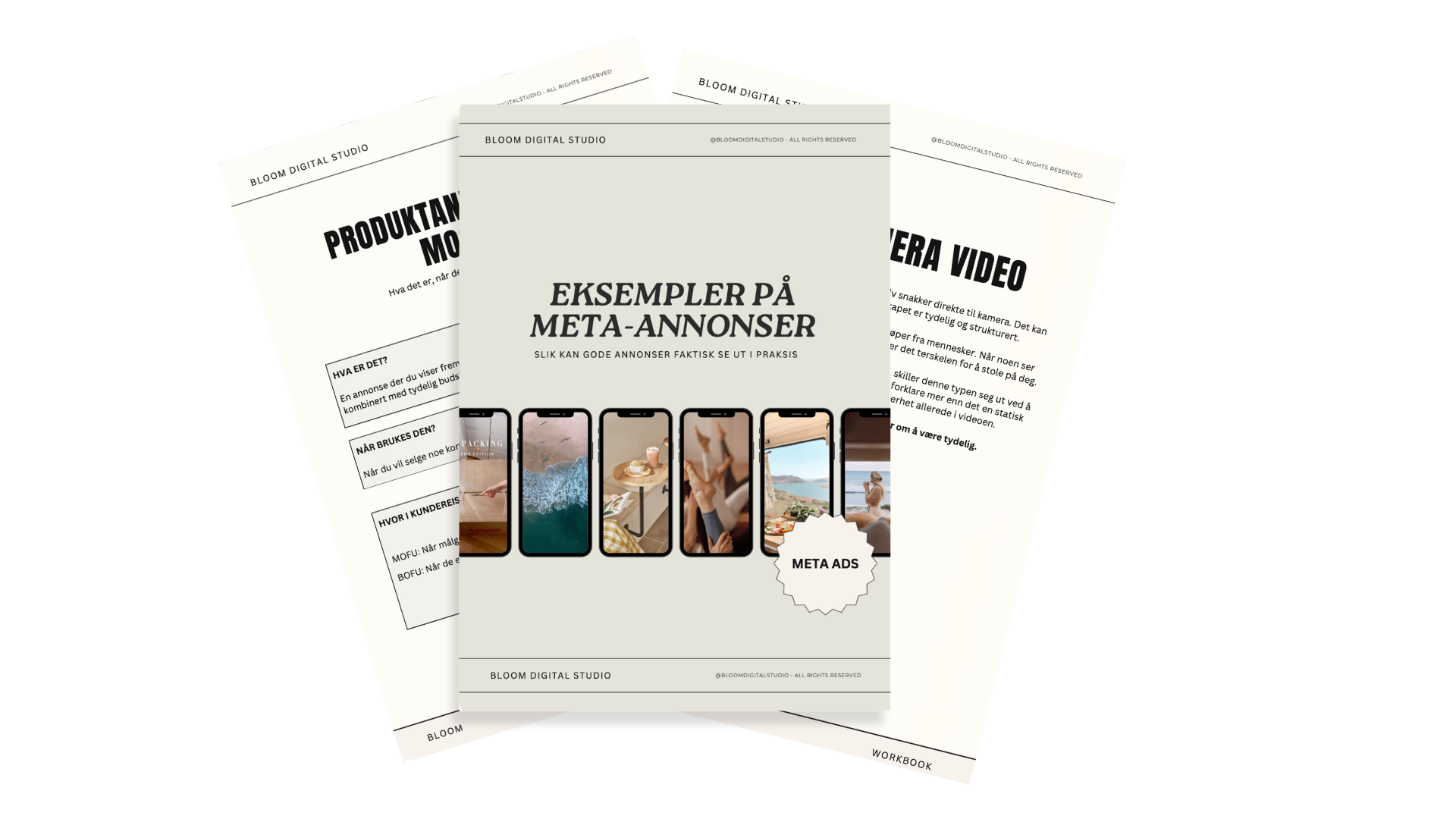 Forside av Eksempler på Meta-annonser