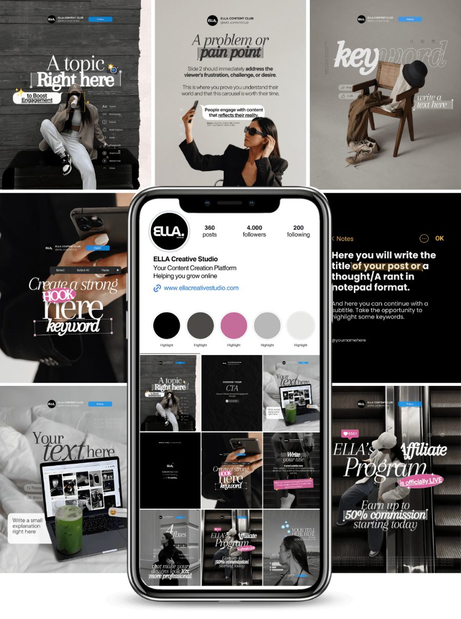 Eksempel på Instagram-profil for personlig merkevare