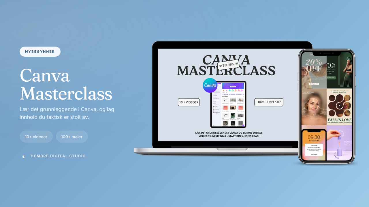 Canva Masterclass fra Hembre Digital Academy